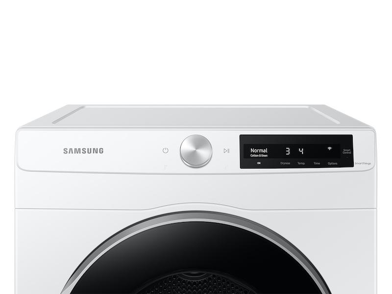 4.0 cu. ft. Electric Dryer with AI Smart Dial and Wi-Fi Connectivity in White