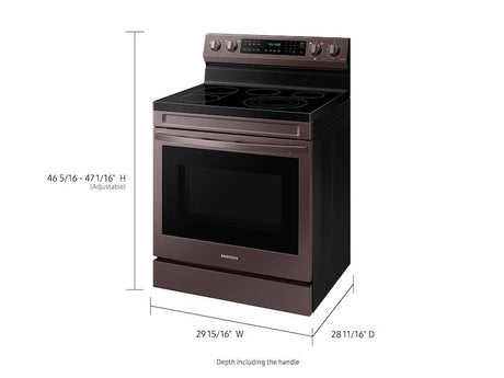 6.3 cu. ft. Smart Freestanding Electric Range with No-Preheat Air Fry, Convection+ & Griddle in Tuscan Stainless Steel