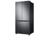 18 cu. ft. Smart Counter Depth 3-Door French Door Refrigerator in Black Stainless Steel