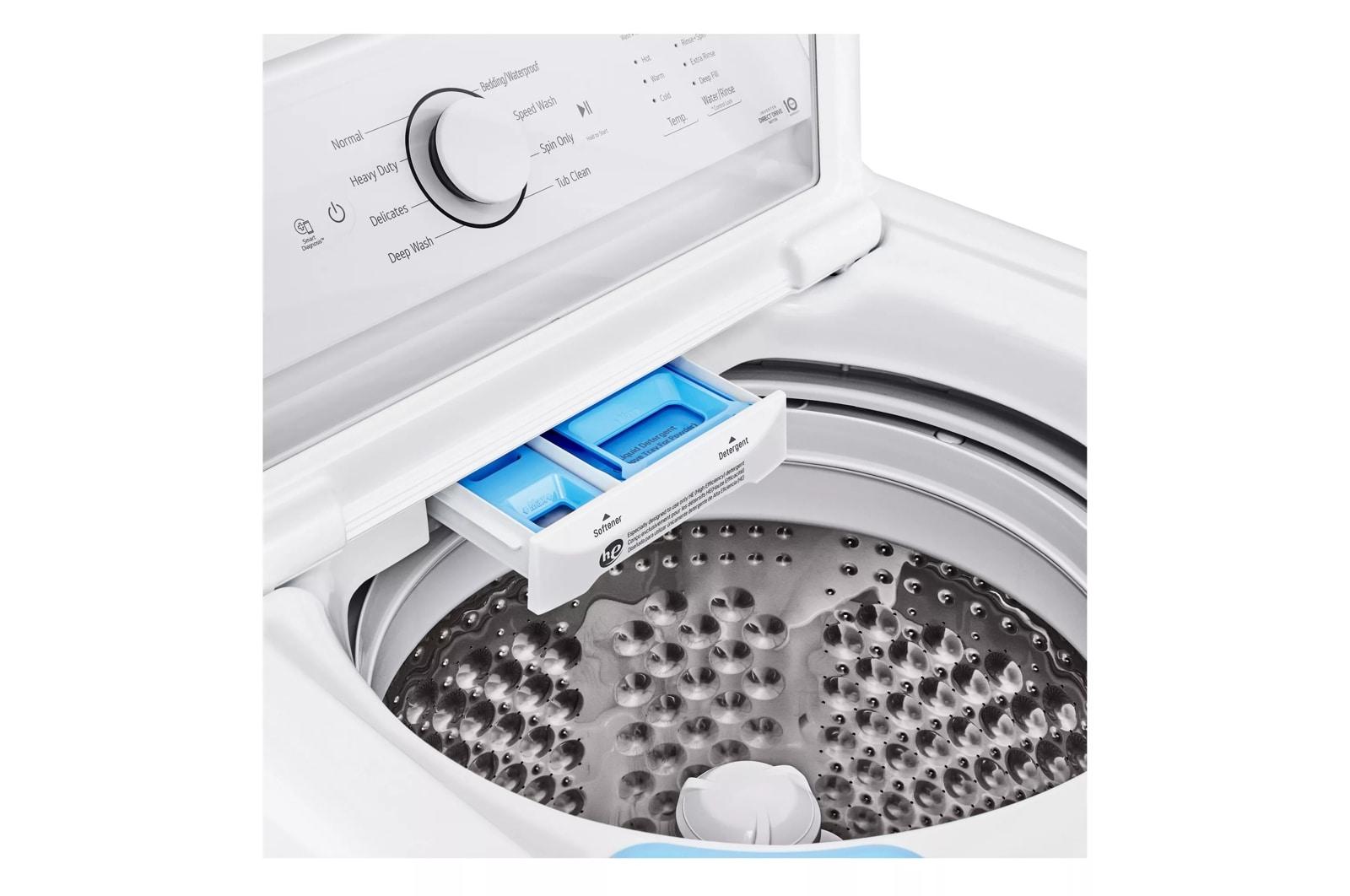 LG WT6105CW 4.1 cu. ft. Top Load Washer with 4 Way Agitator and TurboDrum Technology Park Ave Appliance