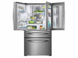 28 cu. ft. Food Showcase 4-Door French Door Refrigerator in Stainless Steel