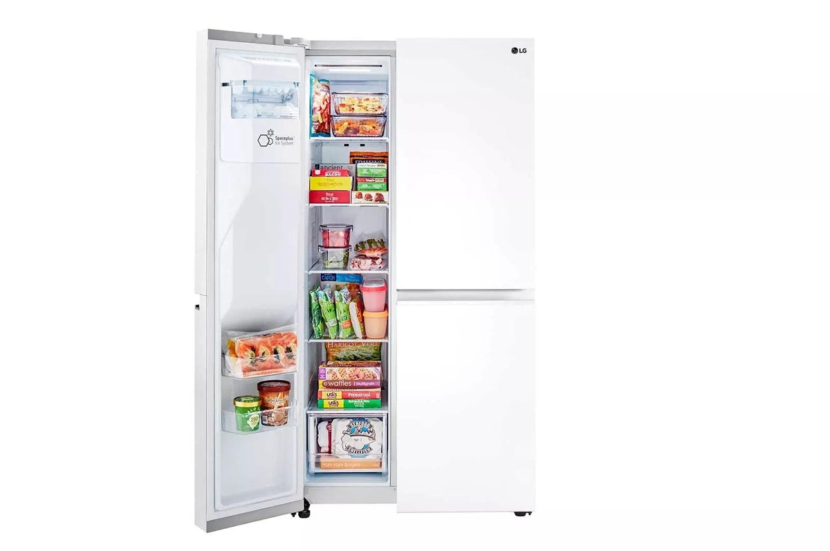 27 cu. ft. Side-by-Side Refrigerator with Smooth Touch Ice Dispenser