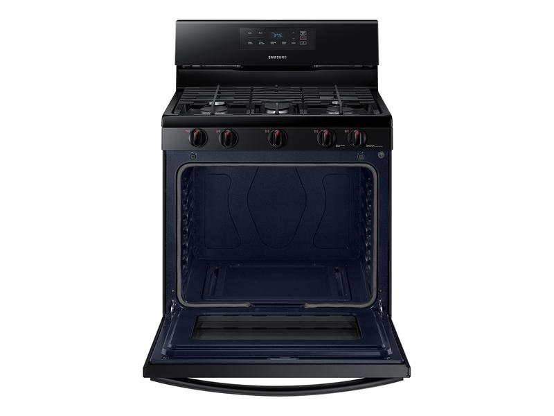 5.8 cu. ft. Freestanding Gas Range in Black
