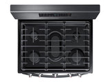 5.8 cu. ft. Freestanding Gas Range with Convection in Black Stainless Steel