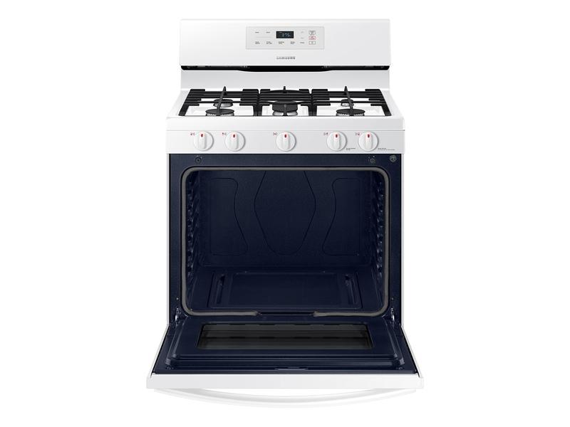 5.8 cu. ft. Freestanding Gas Range in White