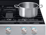 5.8 cu. ft. Freestanding Gas Range with True Convection in Stainless Steel