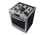 5.8 cu. ft. Slide-In Gas Range with True Convection in Stainless Steel