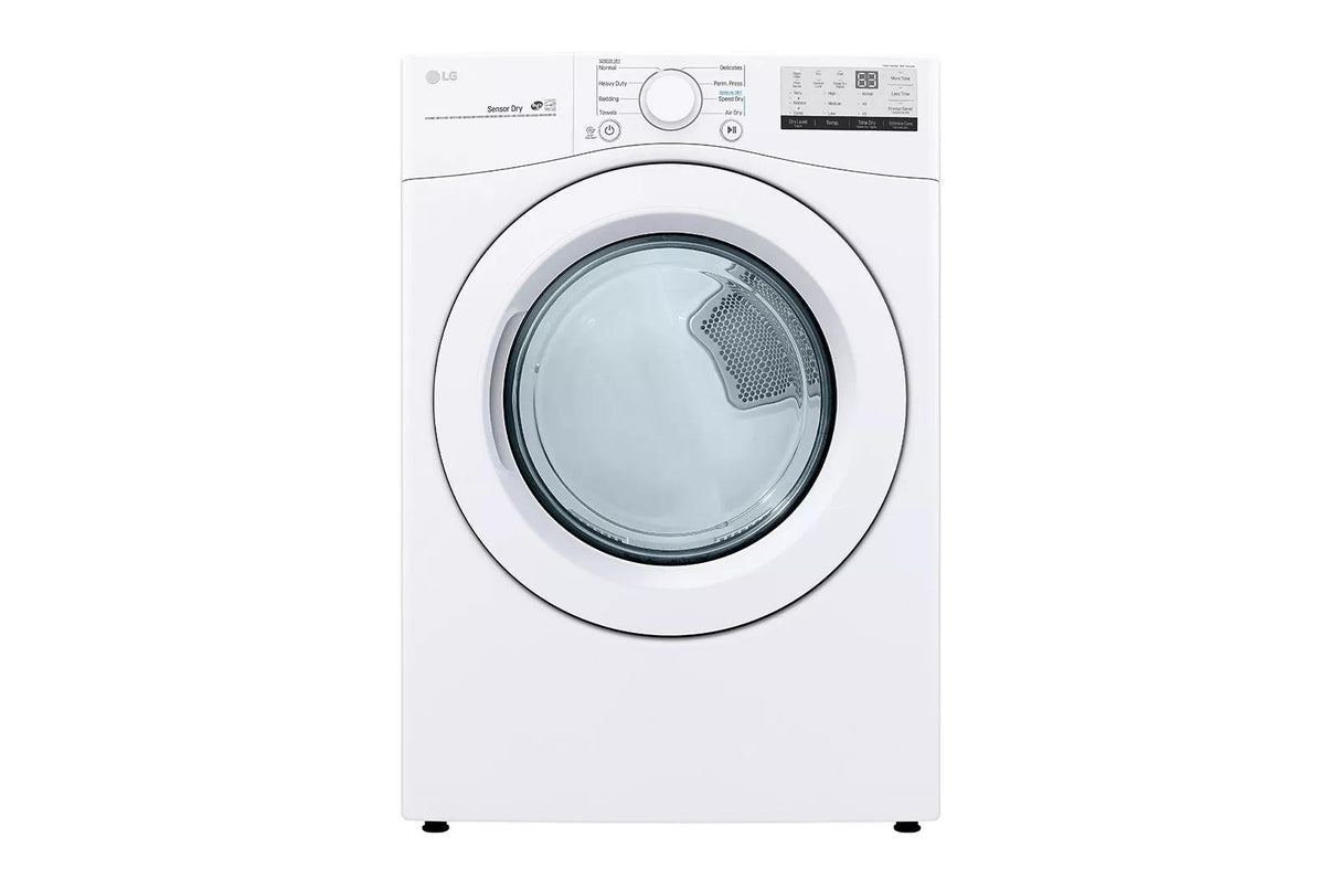 7.4 cu. ft. Large Capacity Electric Dryer - White