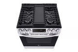 5.8 cu ft. Smart Wi-Fi Enabled Fan Convection Gas Slide-in Range with Air Fry & EasyClean®