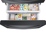 28 cu. ft. 4-Door French Door Refrigerator with 21.5" Touch Screen Family Hub™ in Black Stainless Steel