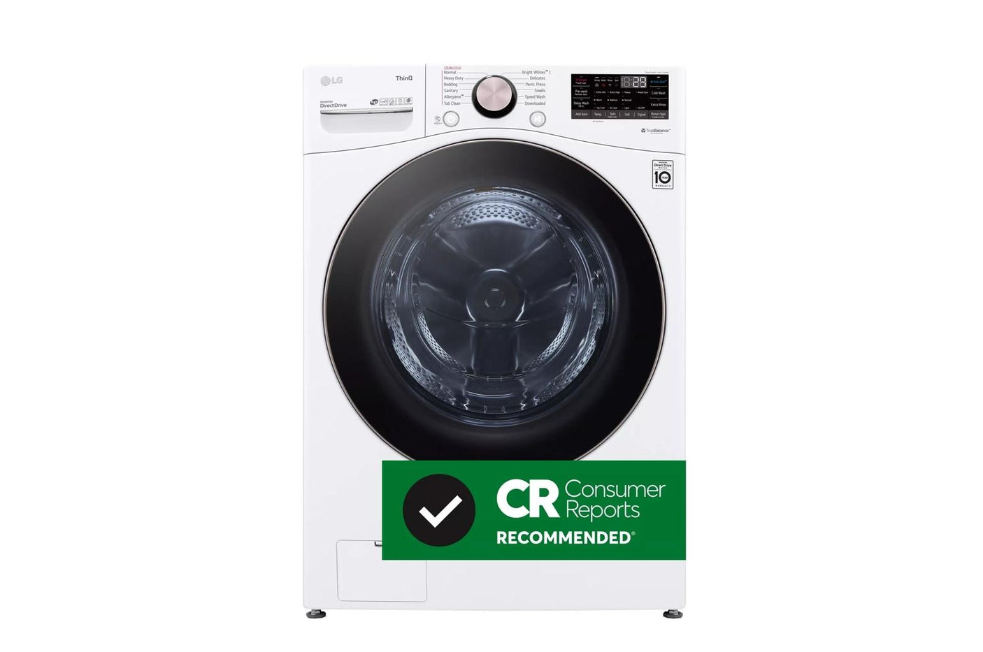 4.5 cu. ft. Ultra Large Capacity Front Load Washer - White