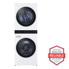 Single Unit Front Load LG WashTower™ with Center Control™ 4.5 cu. ft. Washer and 7.4 cu. ft. Electric Dryer
