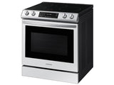 Bespoke 6.3 cu. ft. Smart Rapid Heat Induction Slide-in Range with Air Fry & Convection+ in White Glass