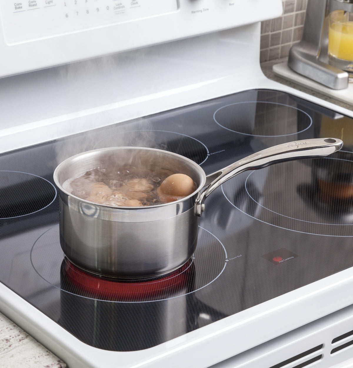 GE® 30" Free-Standing Electric Double Oven Convection Range