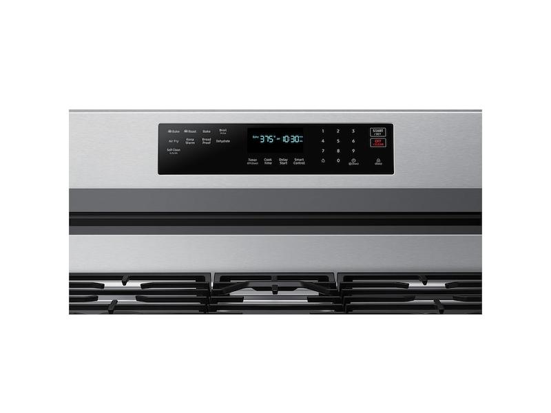 6.0 cu. ft. Smart Freestanding Gas Range with No-Preheat Air Fry, Convection+ & Stainless Cooktop in Stainless Steel