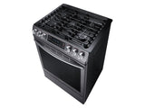 5.8 cu. ft. Slide-in Gas Range with Convection in Black Stainless Steel