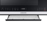 Bespoke Over-the-Range Microwave 2.1 cu. ft. with Sensor Cooking in White Glass