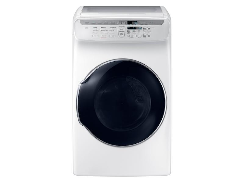 7.5 cu. ft. Smart Electric Dryer with FlexDry™ in White