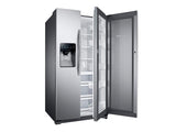 25 cu. ft. Food Showcase Side-by-Side Refrigerator with Metal Cooling in Stainless Steel