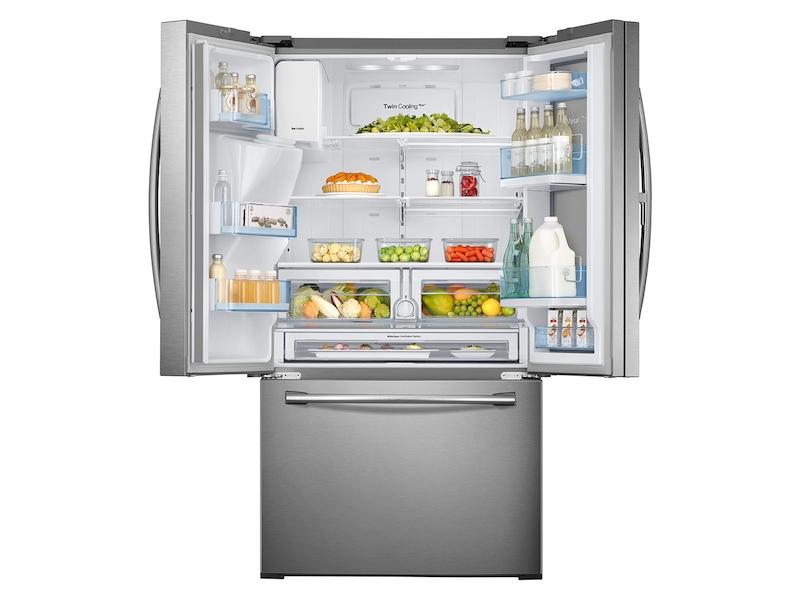 28 cu. ft. Food Showcase 3-Door French Door Refrigerator in Stainless Steel