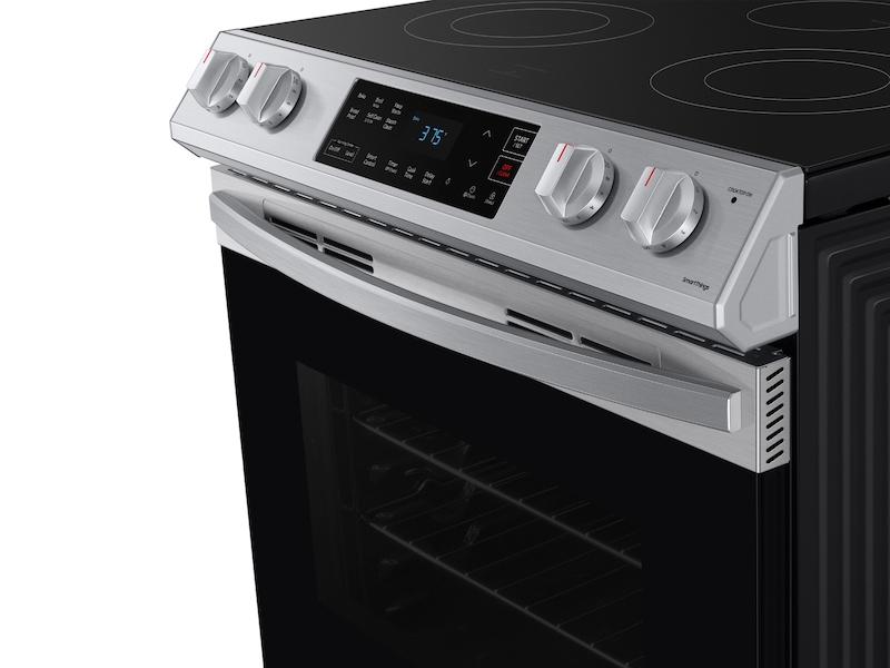 6.3 cu. ft. Smart Slide-in Electric Range in Stainless Steel