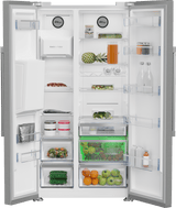36" Side by Side Refrigerator with Harvestfresh