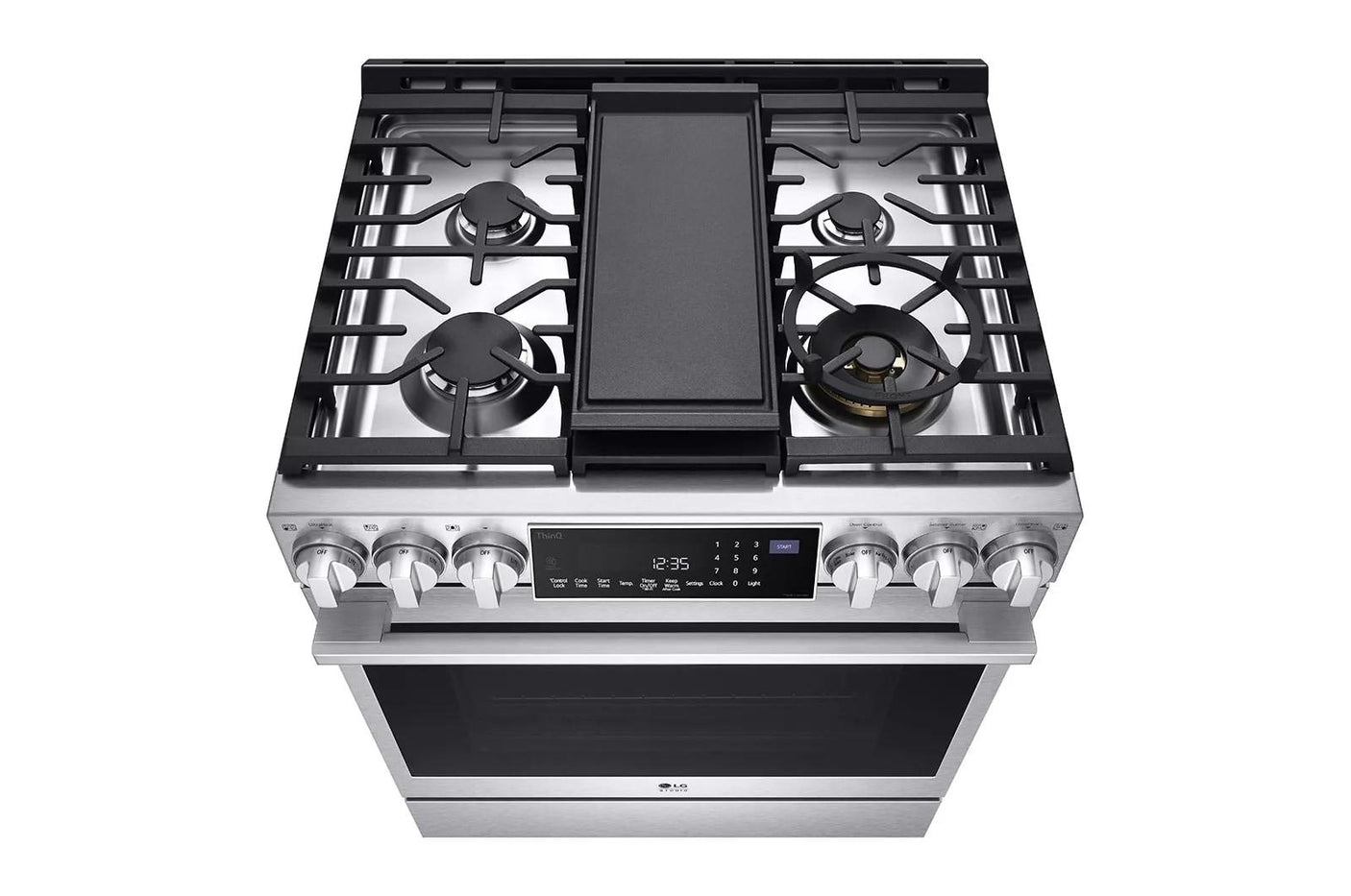 LG STUDIO 6.3 cu. ft. InstaView® Gas Slide-in Range with ProBake Convection® and Air Fry