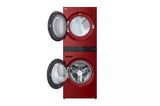 Single Unit Front Load LG WashTower™ with Center Control™ 4.5 cu. ft. Washer and 7.4 cu. ft. Gas Dryer