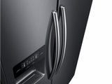 25 cu. ft. Side-by-Side Refrigerator with In-Door Ice Maker in Black Stainless Steel