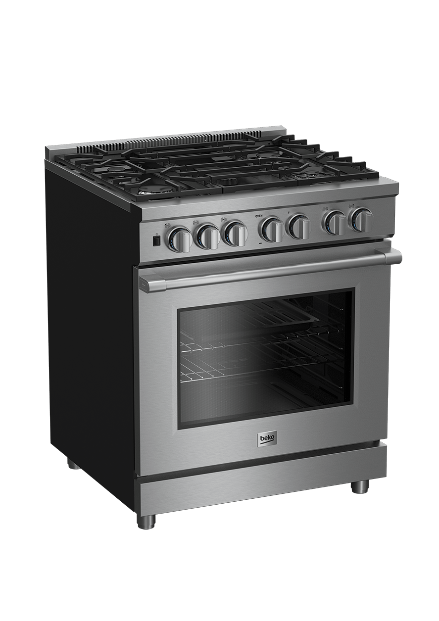 30" Stainless Steel Pro-Style Gas Range