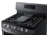 5.8 cu. ft. Freestanding Gas Range with Convection in Black Stainless Steel