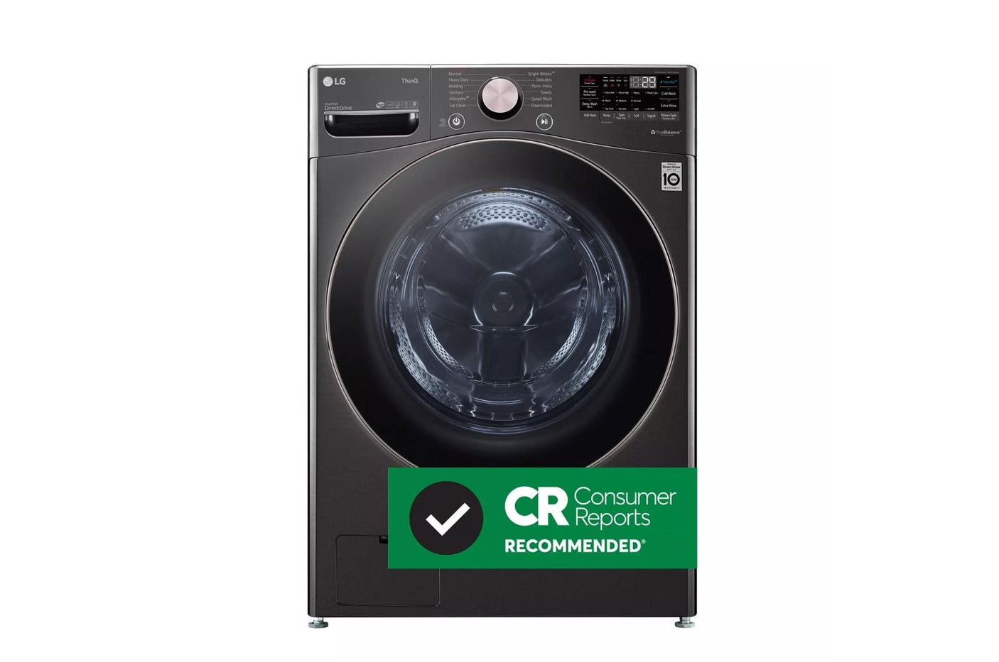 4.5 cu. ft. Ultra Large Capacity Front Load Washer - Black Steel