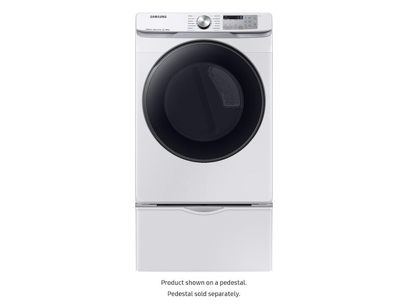 7.5 cu. ft. Smart Electric Dryer with Steam Sanitize+ in White