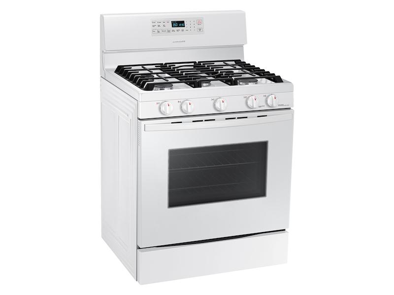 5.8 cu. ft. Freestanding Gas Range with Convection in White