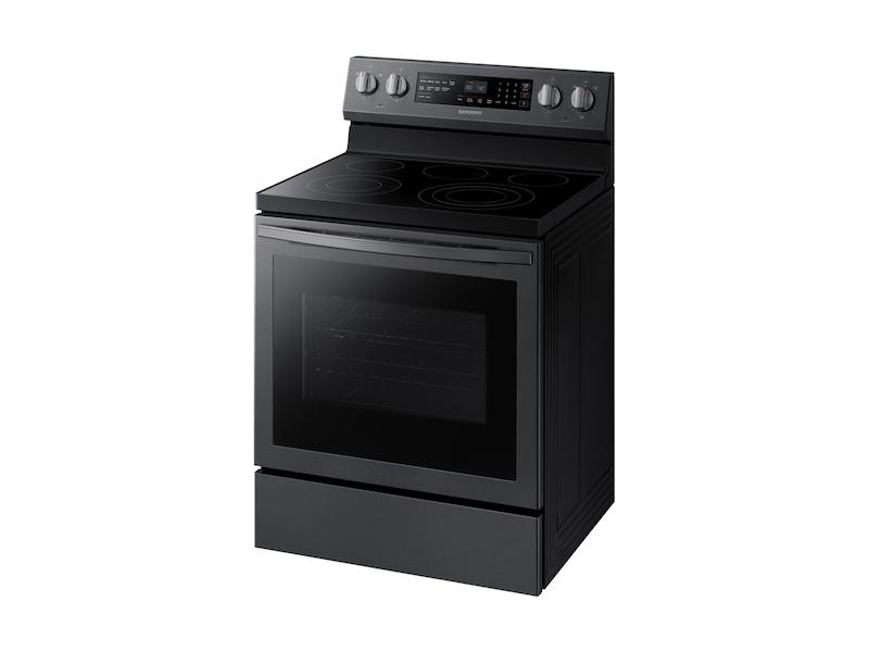 5.9 cu. ft. Freestanding Electric Range with True Convection in Black Stainless Steel