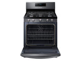 5.8 cu. ft. Freestanding Gas Range with Convection in Black Stainless Steel