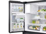 22 cu. ft. Food Showcase Counter Depth 4-Door French Door Refrigerator in Black Stainless Steel