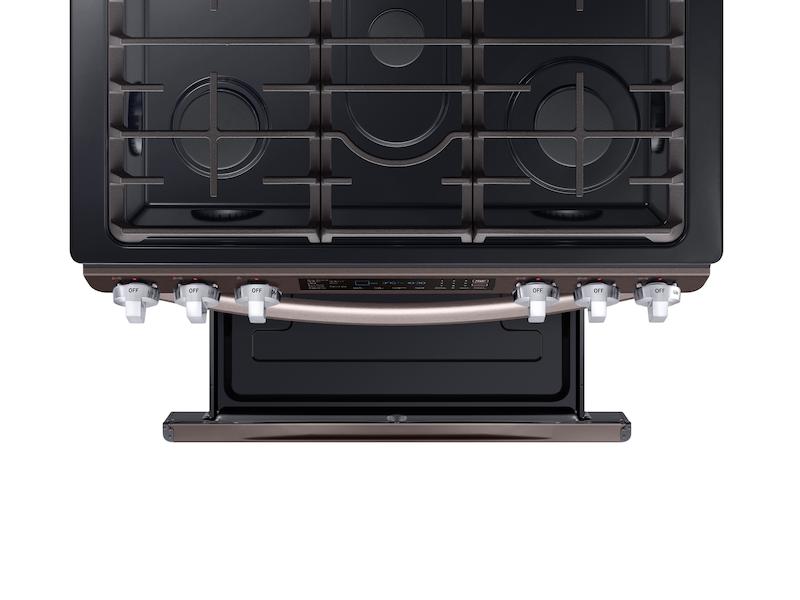 5.8 cu. ft. Slide-in Gas Range with Convection in Tuscan Stainless Steel