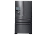 22 cu. ft. Food Showcase Counter Depth 4-Door French Door Refrigerator in Black Stainless Steel