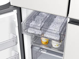 Bespoke Counter Depth 4-Door Flex™ Refrigerator (23 cu. ft.) in White Glass (2021)