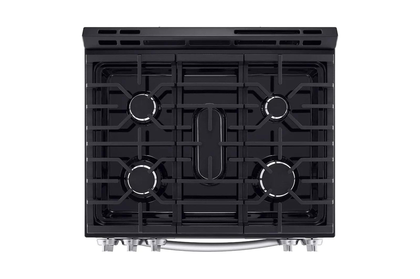 5.8 cu.ft. Gas Single OvenSlide-in Range, EasyClean® plus Self Clean, ThinQ™, Printproof™ StainlessSteel