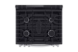 5.8 cu.ft. Gas Single OvenSlide-in Range, EasyClean® plus Self Clean, ThinQ™, Printproof™ StainlessSteel