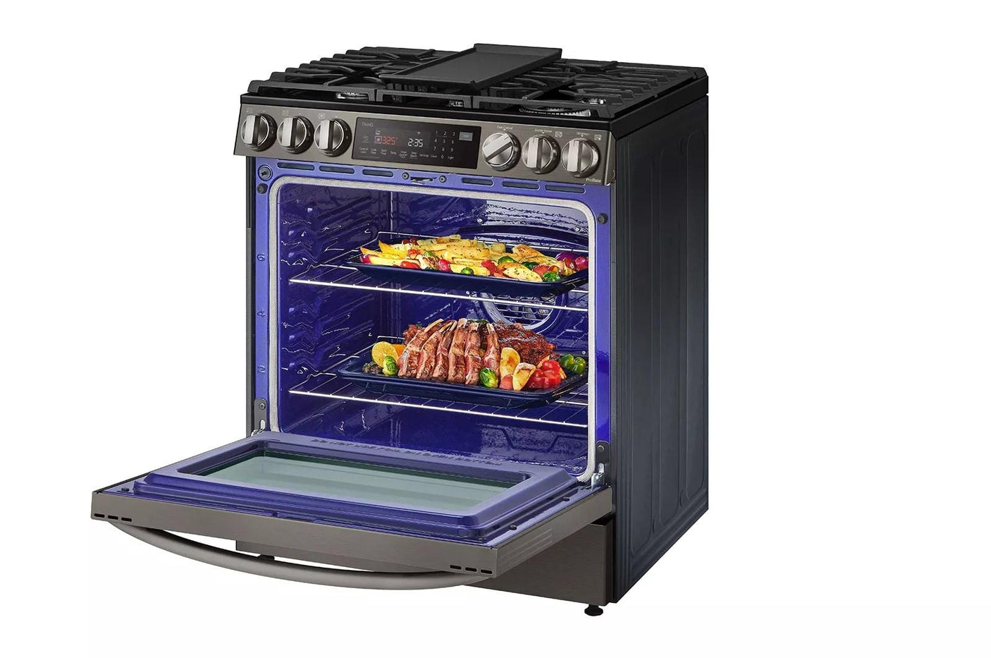 6.3 cu. ft. Smart Dual Fuel Slide-in Range with InstaView®, ProBake Convection®, Air Fry and Air Sous Vide