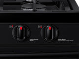 5.8 cu. ft. Freestanding Gas Range in Black