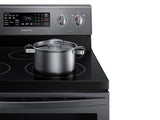 5.9 cu. ft. Freestanding Electric Range with Air Fry and Convection in Black Stainless Steel