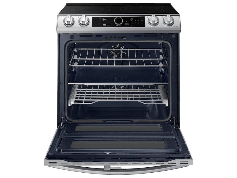6.3 cu ft. Smart Slide-in Electric Range with Smart Dial, Air Fry, & Flex Duo™ in Stainless Steel