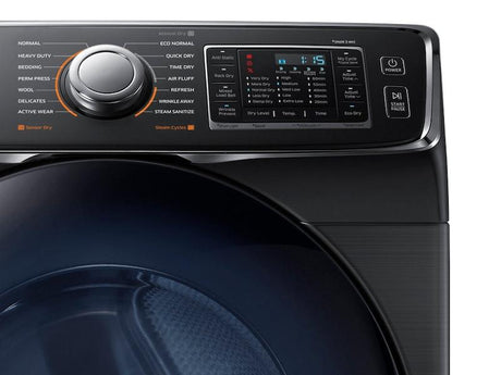 7.5 cu. ft. Electric Dryer in Black Stainless Steel