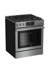 30" Stainless Steel Slide-In Gas Range