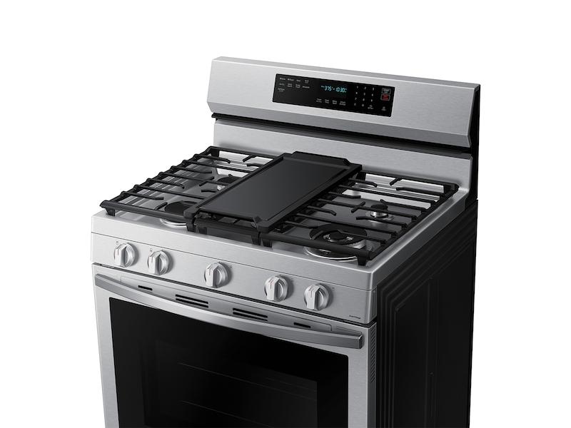 6.0 cu. ft. Smart Freestanding Gas Range with No-Preheat Air Fry, Convection+ & Stainless Cooktop in Stainless Steel