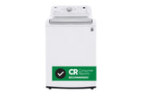 5.0 cu. ft. Mega Capacity Top Load Washer with TurboDrum™ - White
